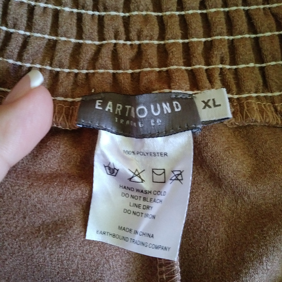 ** Earthbound Trading Co. Wide Leg/Palazzo Pants - Picture 3 of 8
